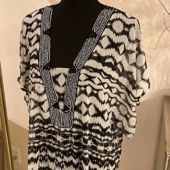 BADGLEY Mischka gorgeous beaded dress size M NWOT - Picture 4 of 9